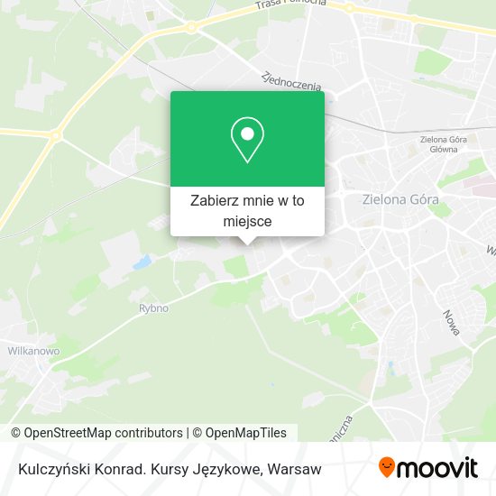 Mapa Kulczyński Konrad. Kursy Językowe