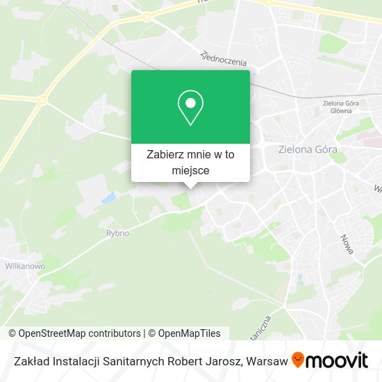 Mapa Zakład Instalacji Sanitarnych Robert Jarosz