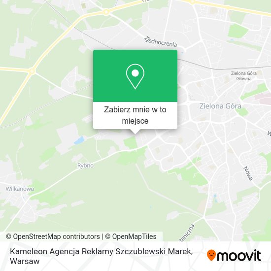 Mapa Kameleon Agencja Reklamy Szczublewski Marek