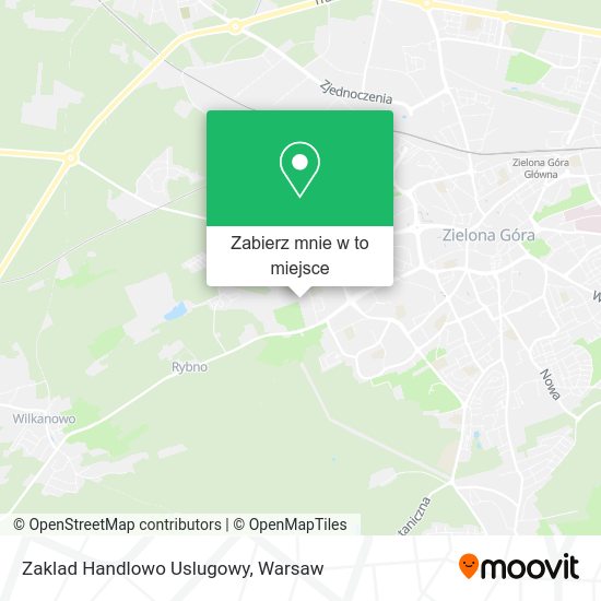 Mapa Zaklad Handlowo Uslugowy