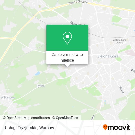 Mapa Usługi Fryzjerskie