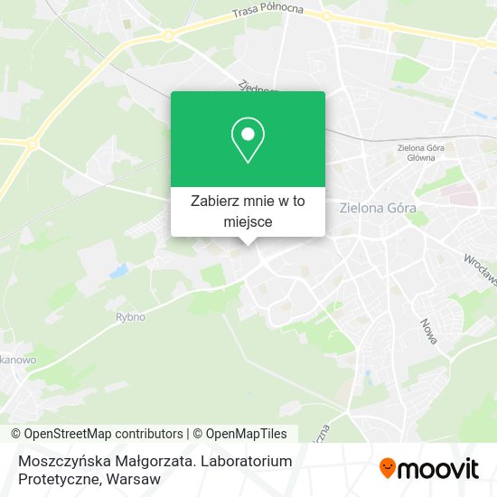 Mapa Moszczyńska Małgorzata. Laboratorium Protetyczne