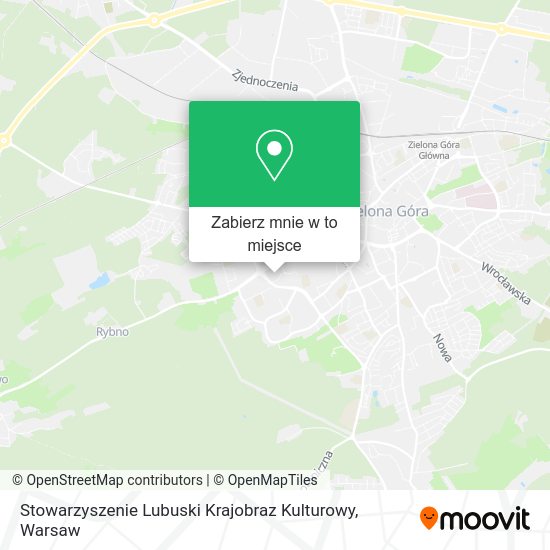 Mapa Stowarzyszenie Lubuski Krajobraz Kulturowy