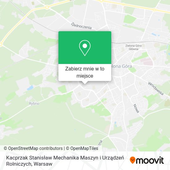 Mapa Kacprzak Stanisław Mechanika Maszyn i Urządzeń Rolniczych