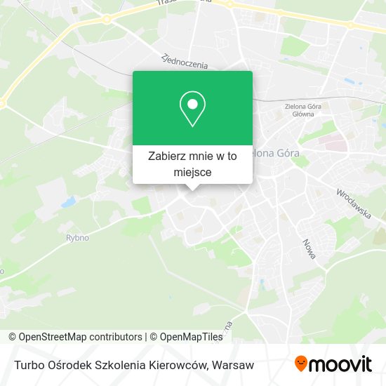 Mapa Turbo Ośrodek Szkolenia Kierowców