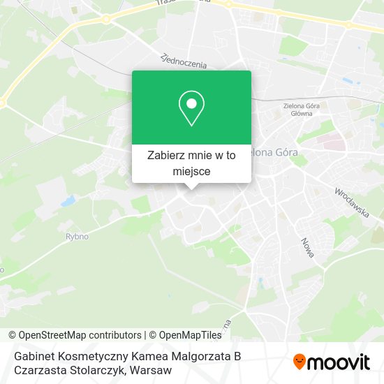 Mapa Gabinet Kosmetyczny Kamea Malgorzata B Czarzasta Stolarczyk