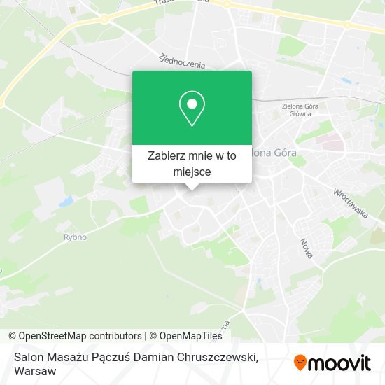 Mapa Salon Masażu Pączuś Damian Chruszczewski