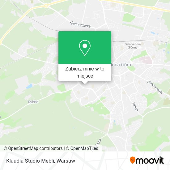 Mapa Klaudia Studio Mebli