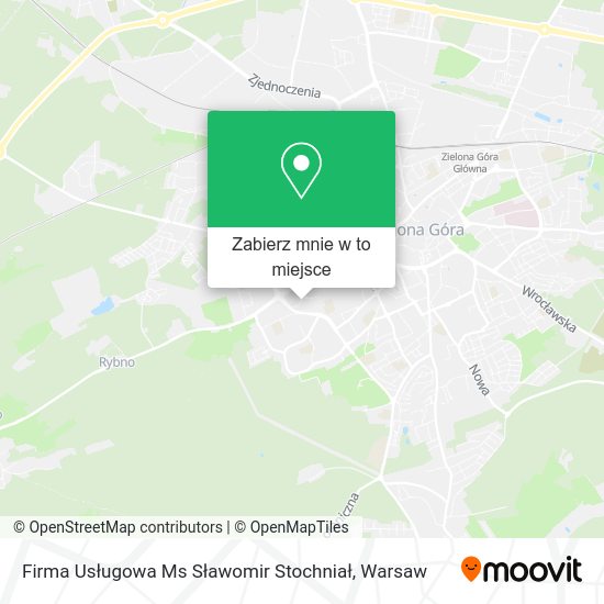 Mapa Firma Usługowa Ms Sławomir Stochniał