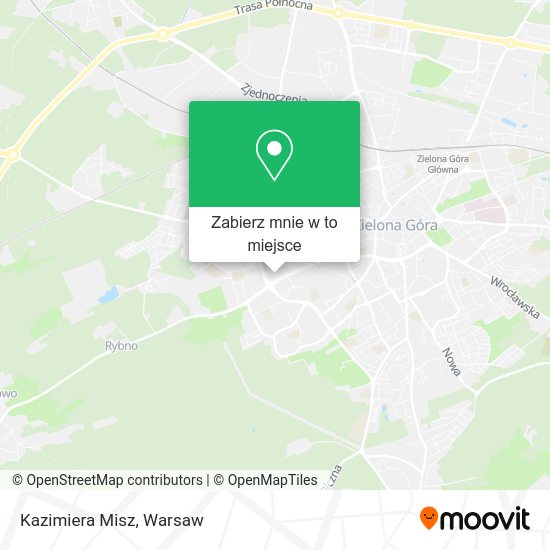 Mapa Kazimiera Misz