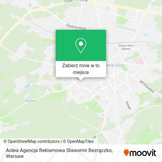 Mapa Aidea Agencja Reklamowa Sławomir Bezrączko