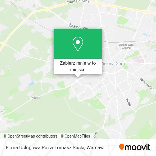 Mapa Firma Usługowa Puzzi Tomasz Suski