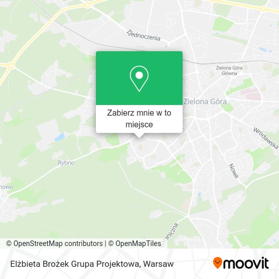 Mapa Elżbieta Brożek Grupa Projektowa