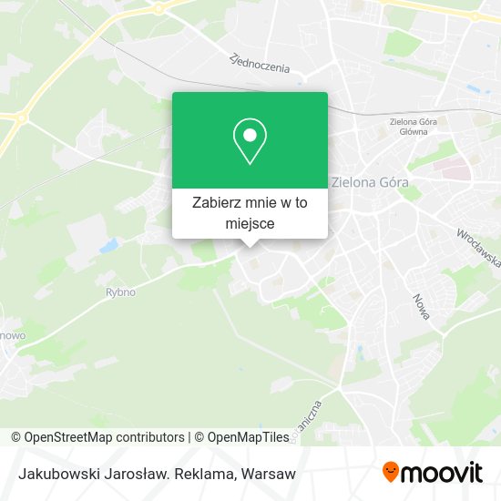 Mapa Jakubowski Jarosław. Reklama