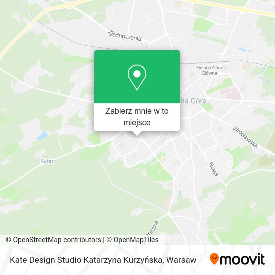 Mapa Kate Design Studio Katarzyna Kurzyńska