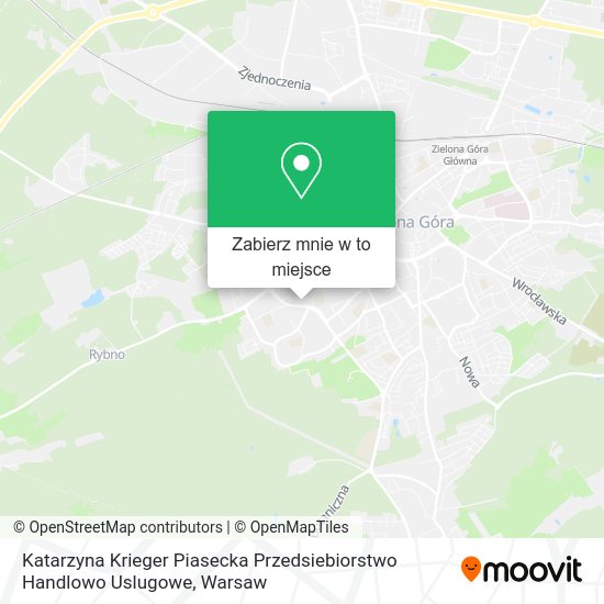 Mapa Katarzyna Krieger Piasecka Przedsiebiorstwo Handlowo Uslugowe