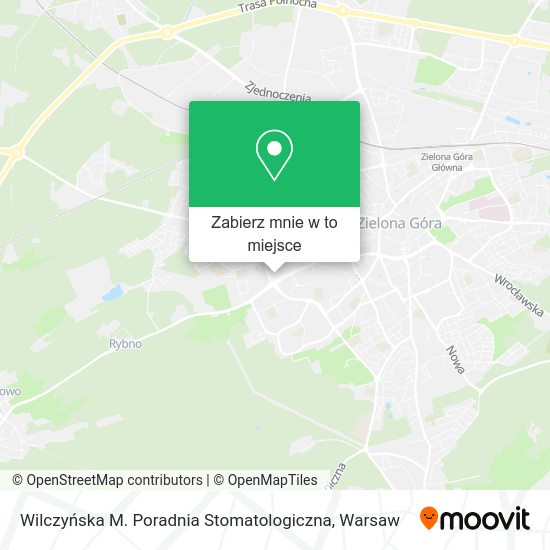 Mapa Wilczyńska M. Poradnia Stomatologiczna