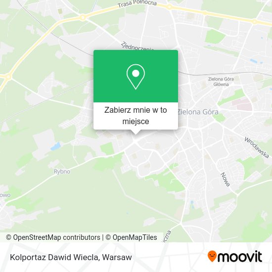 Mapa Kolportaz Dawid Wiecla