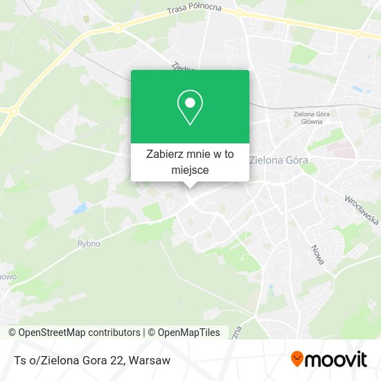 Mapa Ts o/Zielona Gora 22