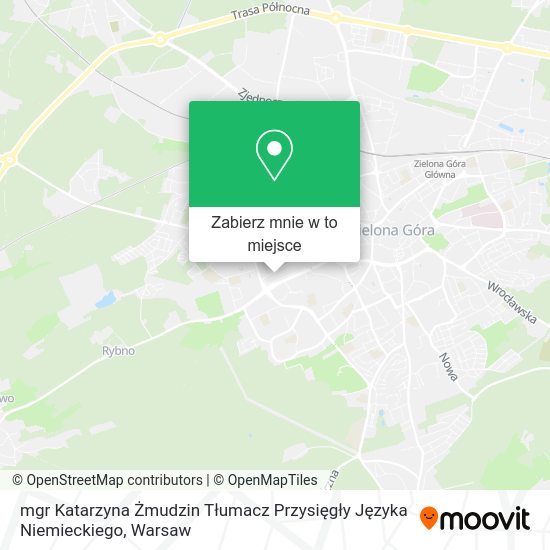 Mapa mgr Katarzyna Żmudzin Tłumacz Przysięgły Języka Niemieckiego