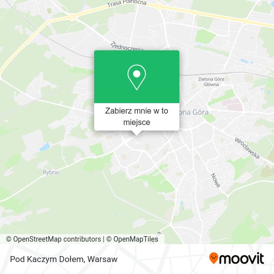 Mapa Pod Kaczym Dołem