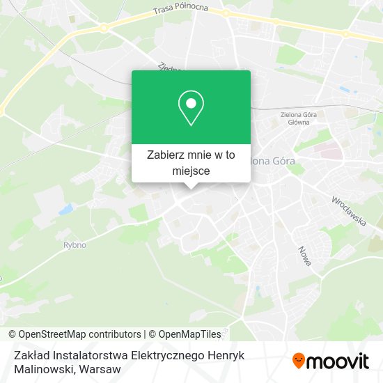 Mapa Zakład Instalatorstwa Elektrycznego Henryk Malinowski