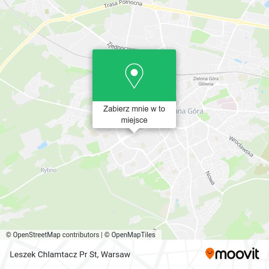 Mapa Leszek Chlamtacz Pr St