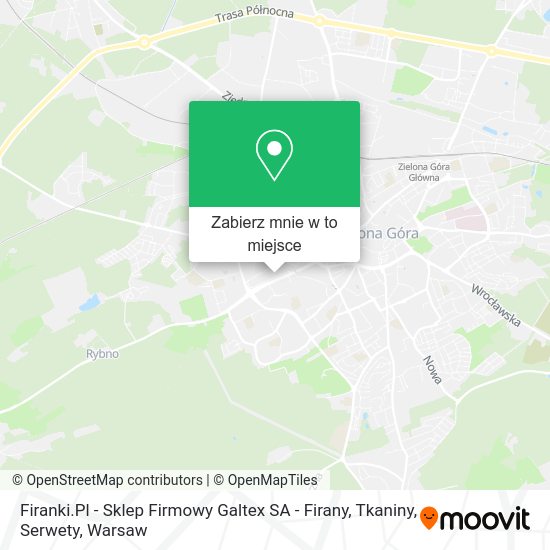 Mapa Firanki.Pl - Sklep Firmowy Galtex SA - Firany, Tkaniny, Serwety