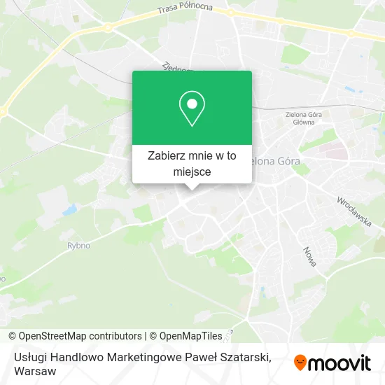 Mapa Usługi Handlowo Marketingowe Paweł Szatarski