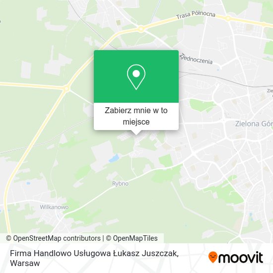 Mapa Firma Handlowo Usługowa Łukasz Juszczak