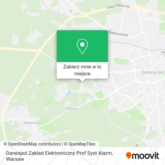 Mapa Danexpol Zaklad Elektroniczny Prof Syst Alarm