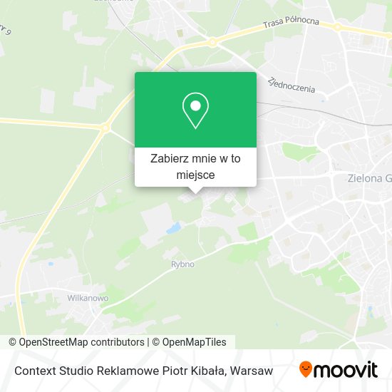 Mapa Context Studio Reklamowe Piotr Kibała