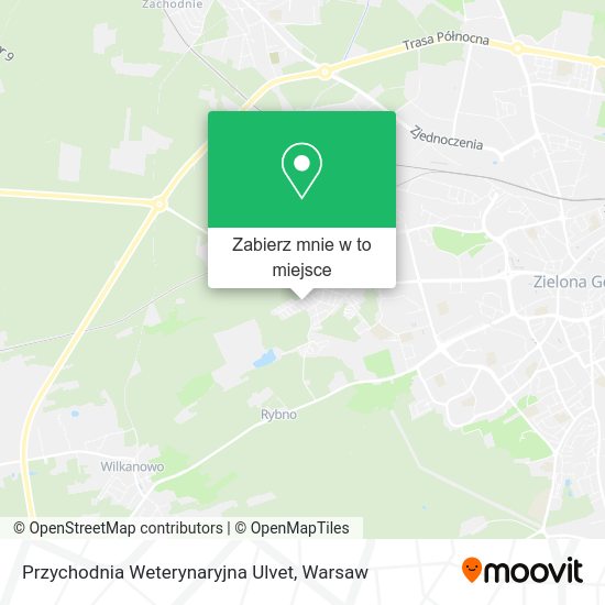 Mapa Przychodnia Weterynaryjna Ulvet