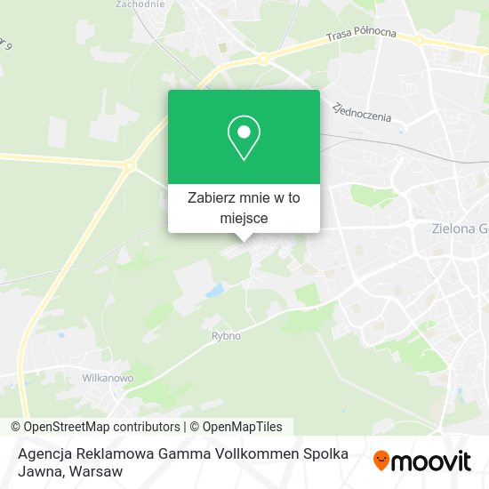 Mapa Agencja Reklamowa Gamma Vollkommen Spolka Jawna