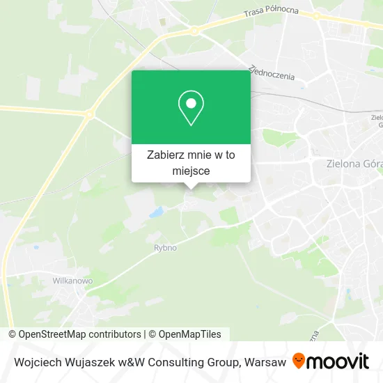 Mapa Wojciech Wujaszek w&W Consulting Group