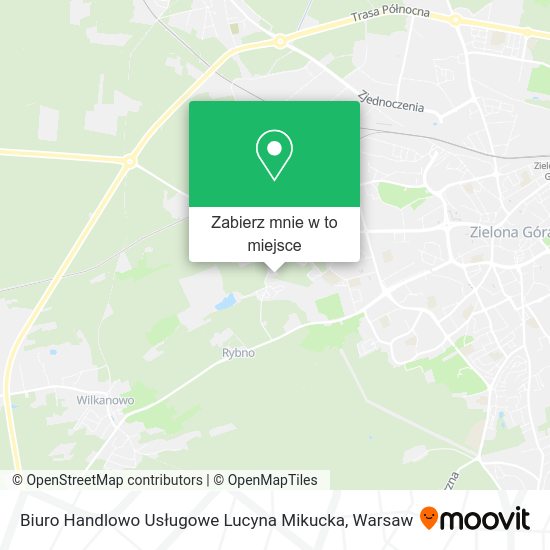 Mapa Biuro Handlowo Usługowe Lucyna Mikucka