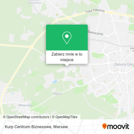 Mapa Kurp Centrum Biznesowe