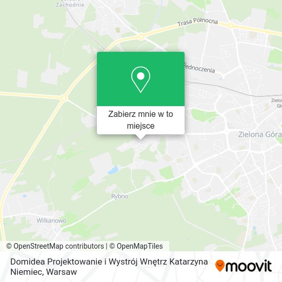 Mapa Domidea Projektowanie i Wystrój Wnętrz Katarzyna Niemiec