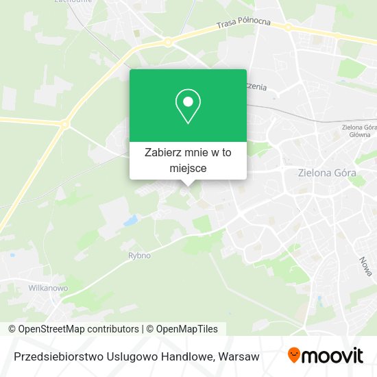 Mapa Przedsiebiorstwo Uslugowo Handlowe