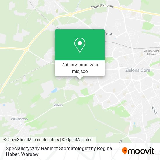 Mapa Specjalistyczny Gabinet Stomatologiczny Regina Haber