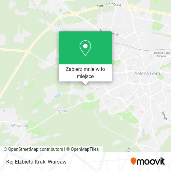 Mapa Kej Elżbieta Kruk