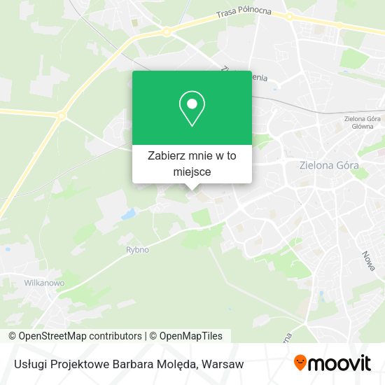 Mapa Usługi Projektowe Barbara Molęda