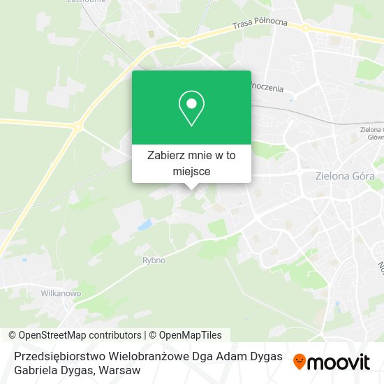 Mapa Przedsiębiorstwo Wielobranżowe Dga Adam Dygas Gabriela Dygas