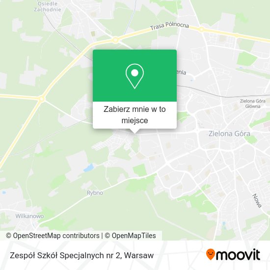 Mapa Zespół Szkół Specjalnych nr 2