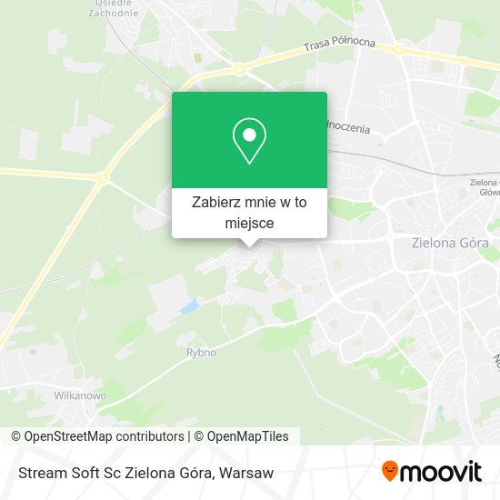 Mapa Stream Soft Sc Zielona Góra