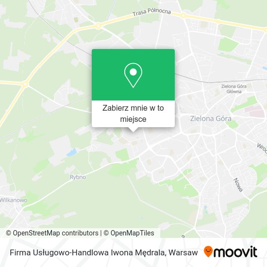 Mapa Firma Usługowo-Handlowa Iwona Mędrala