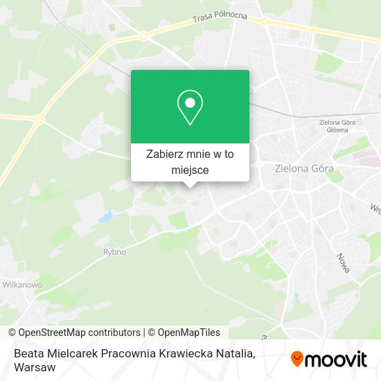 Mapa Beata Mielcarek Pracownia Krawiecka Natalia