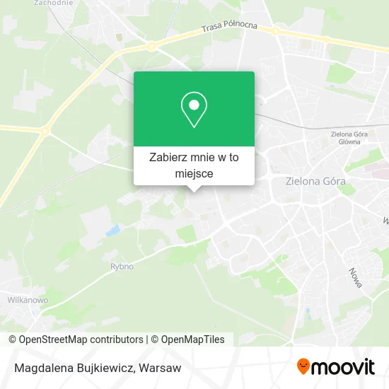 Mapa Magdalena Bujkiewicz