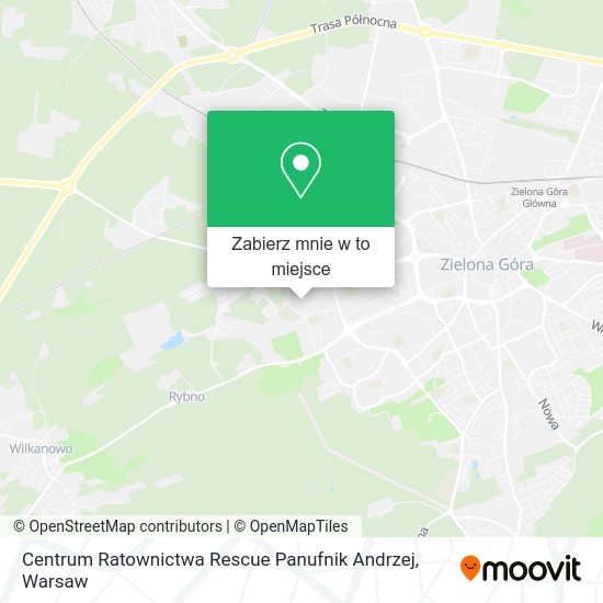 Mapa Centrum Ratownictwa Rescue Panufnik Andrzej