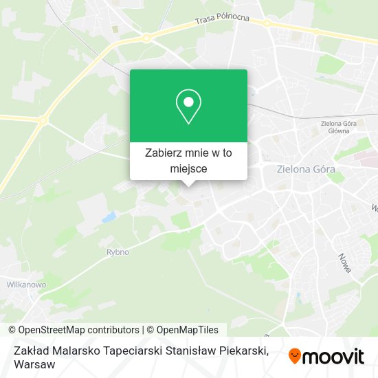 Mapa Zakład Malarsko Tapeciarski Stanisław Piekarski